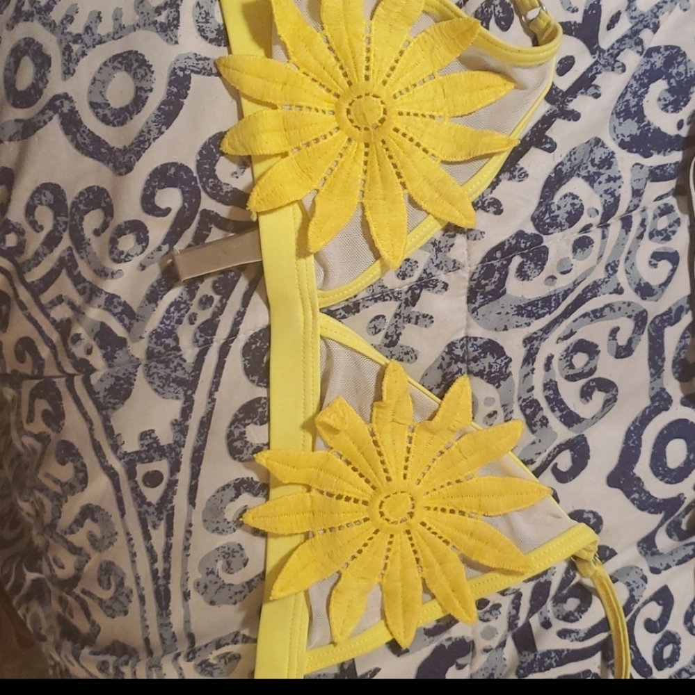 Sunflower bikini top